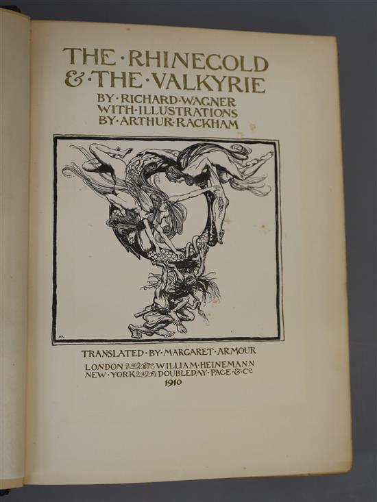 Wagner, Richard - The Rhinegold and The Valkyrie, illustrated by Arthur Rackham, translated by Margaret Armour,